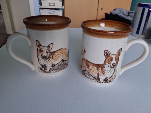Vintage biltons corgi mugs - 2,