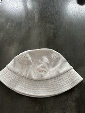 Retro Fila Bucket Hat White