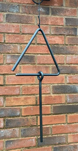 Dinner bell triangle with - dinner, call