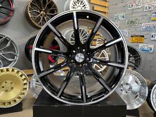4 x 21 Inch 5x112 Brabus Style Gloss Black Wheels: Fits For Mercedes Benz GLE