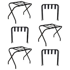 6x Folding Metal Luggage Rack