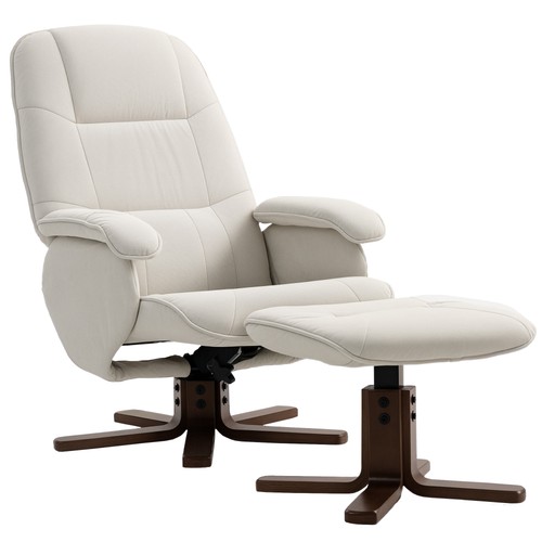 Homcom swivel recliner chair - swivel,
