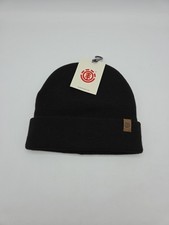 Element Beanie Cuff Knitted Unisex One Size Carrier Flint Black Hat Warm Snow