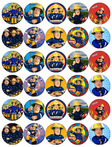 Fireman sam edible - x,