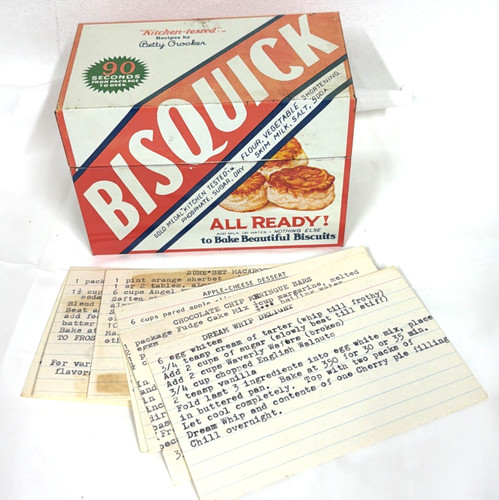 Vintage bisquick tin metal - vintage,