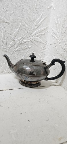 Silver plated teapot - silver, in