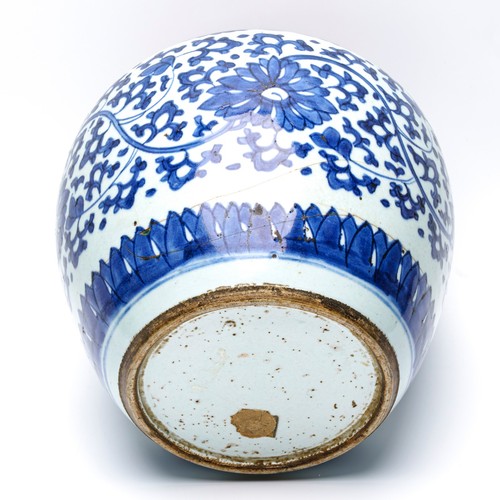Chinese porcelain ginger jar - porcelain,