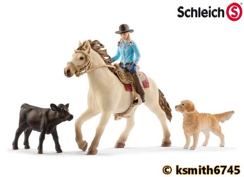 Schleich 42419 western riding - western,