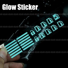 Blue Luminous Stickers Car Interior Accessories Door Window Switch Sticker