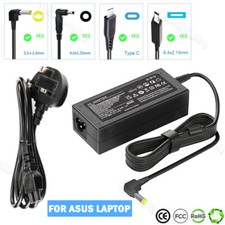AC Adapter For ASUS Laptop Charger With Power Lead Cable Supply UK Plug Cord lot