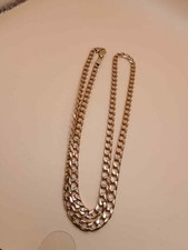 9 carat gold 22 inch flat link
