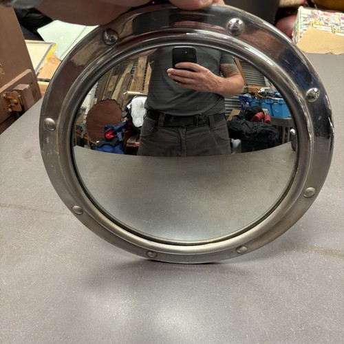 Vintage porthole mirror round - porthole,
