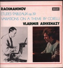 SXL6604 Vladimir Ashkenazy Rachmaninov - Etudes-Tableaux Op. 39 / Variations On