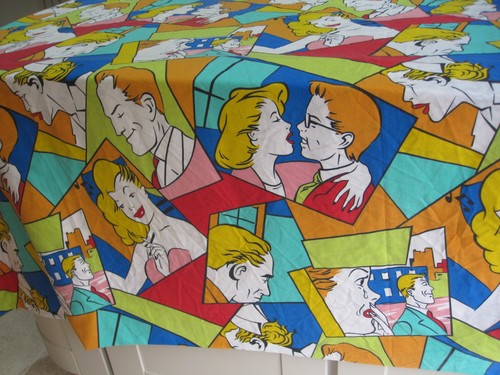 Pop art comic book duvet - book,