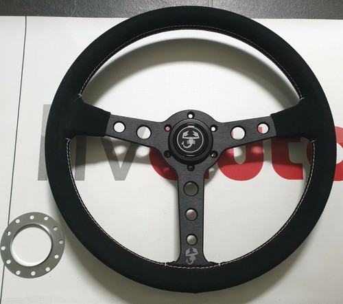 Sports steering wheel suede - sports,