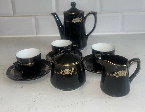 9pcs japanese antique coffee - japanese,