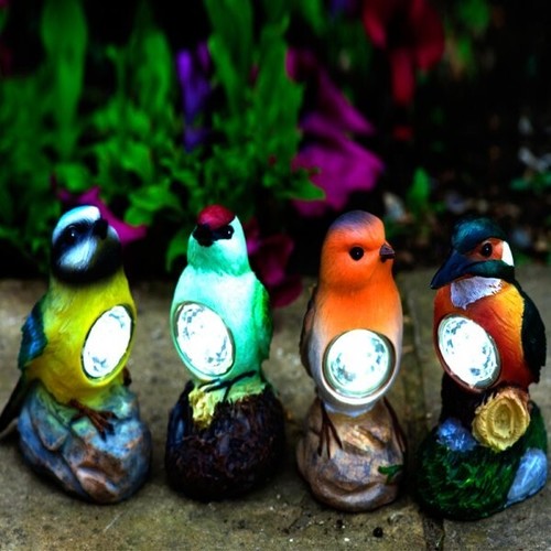 Solar bird garden decorations - bird,