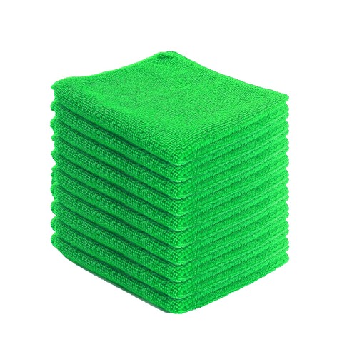 Microfibre cloths green - cloths,
