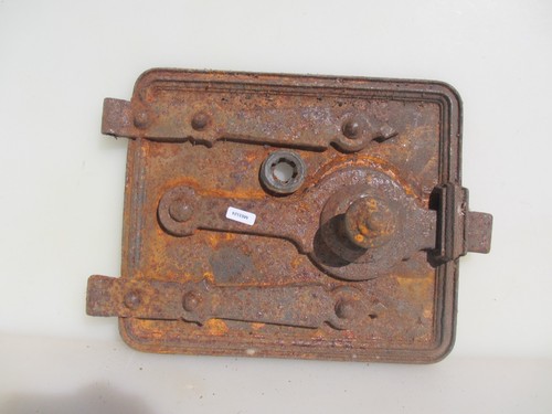 Antique cast iron stove hatch - antique,