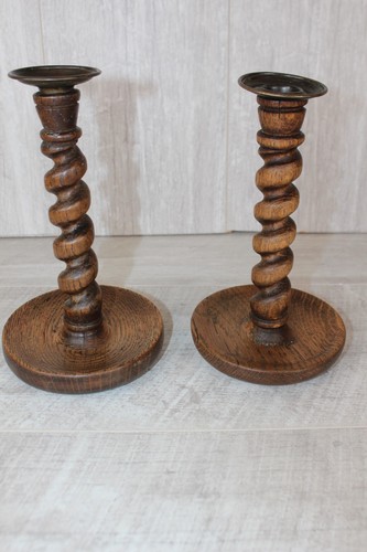 Antique pair english - english, oak
