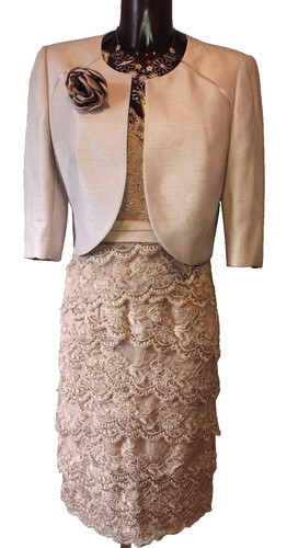 Jacques vert rose lace dress - vert,