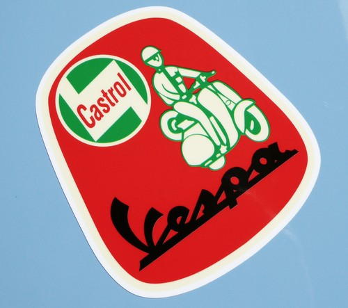 Scooter retro castrol - scooter,