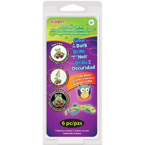 Sculpey glow the - in, kit