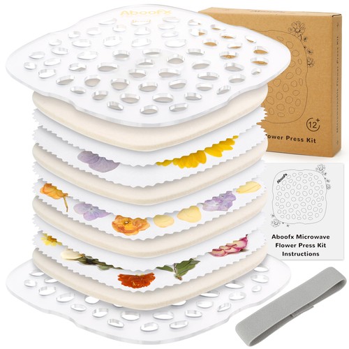 Aboofx microwave flower press - microwave,