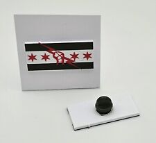 CM Punk Black Flag Logo 3D Print Pin Badge sXe Wrestling Fan UK Made