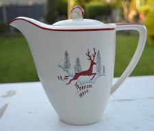 Crown Devon Fieldings Stockholm Bone China Coffee Pot Made In England