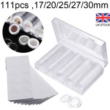 100PCS 30mm Coin Cases