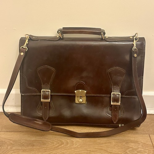 Vintage real leather tan - real,