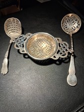 Set Of 3 Silver Plated Vintage