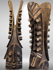 Authentic Vintage Tribal Grebo Kru Mask Liberia African Art Large 95cm