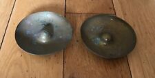 2x Vintage Brass Trinket Dish