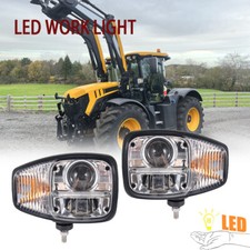 Pair LED Headlamp Assembly LH RH 700/50193 For JCB Telehandler 540 526 535 Style
