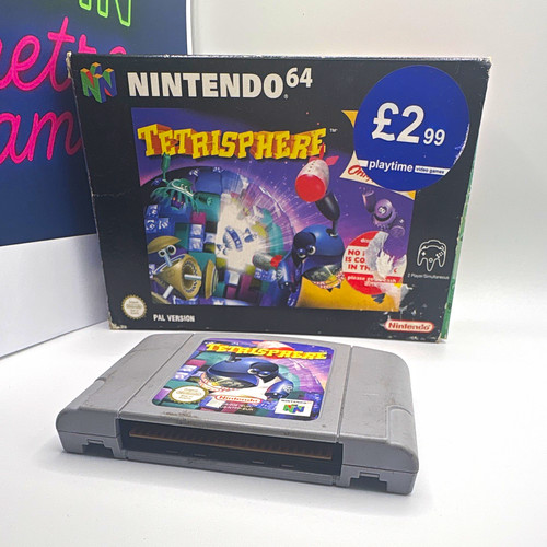 Tetrisphere n64 boxed nintendo - n64,
