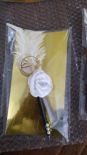 Luxury nikkah pen feather - pen,