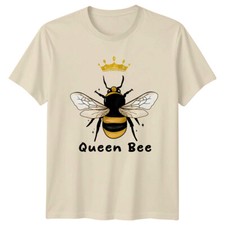 Queen Bee T-Shirt Nature Lover Bee Keeper Honeycomb Apiary Gift