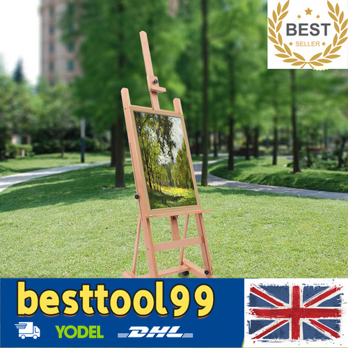 Frame easel movable wood art - easel,