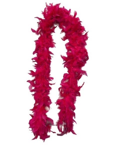 Pack red feather boas 50g - boas,