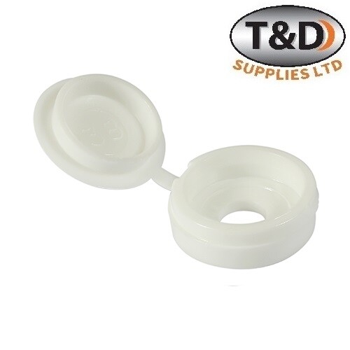 Hinged screw cover caps - hinged,