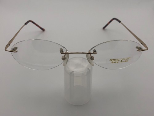 Quality gold metal rimless - gold,