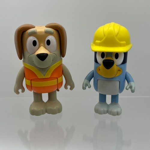 Bluey garbage truck man - man, bin