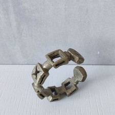 Vintage hand cast bronze brass