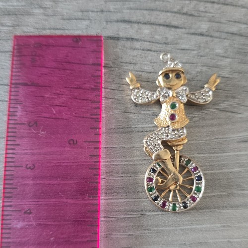 Carat gold clown unicycle - carat,