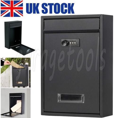 Large lockable letter box code - large,