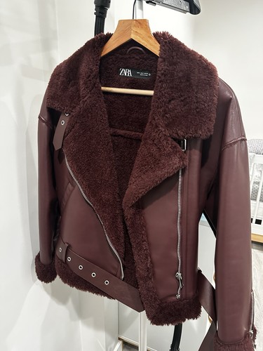 Zara women brown faux - brown,