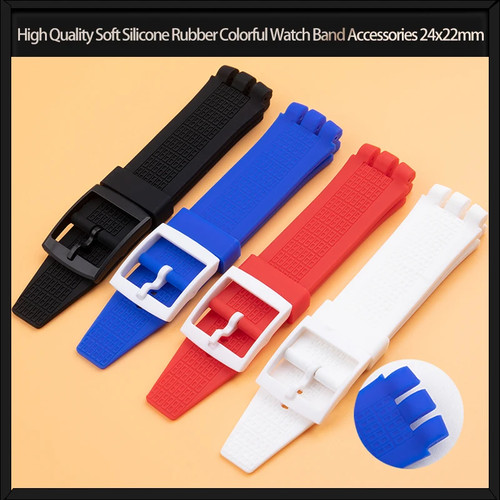 22mm rubber watch band - 24*22mm,