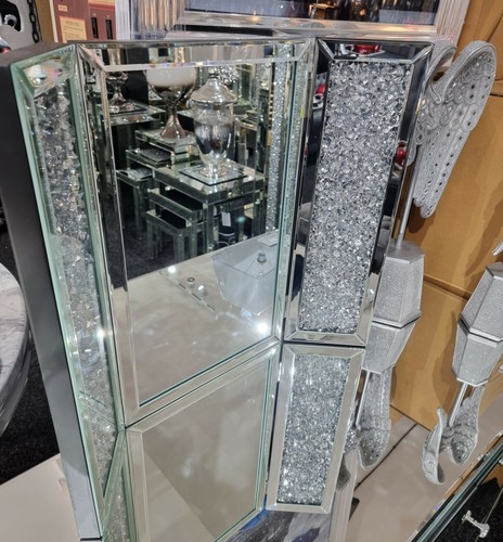 Mirrored diamond crushed - mirrored,